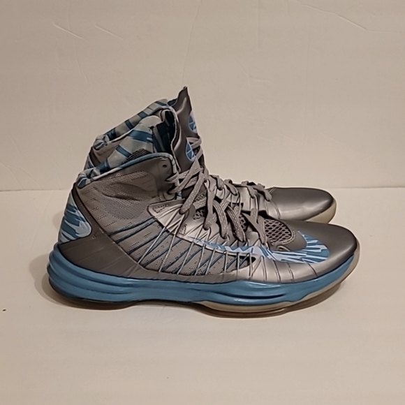 Nike Hyperdunk Other - Nike Lunar Hyperdunk 2012 Men's Shoes 524934-008 Gray Blue Basketball Size 11